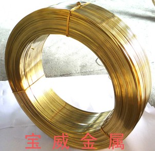 黃銅扁線(xiàn)也有這五彩斑斕的“外衣”